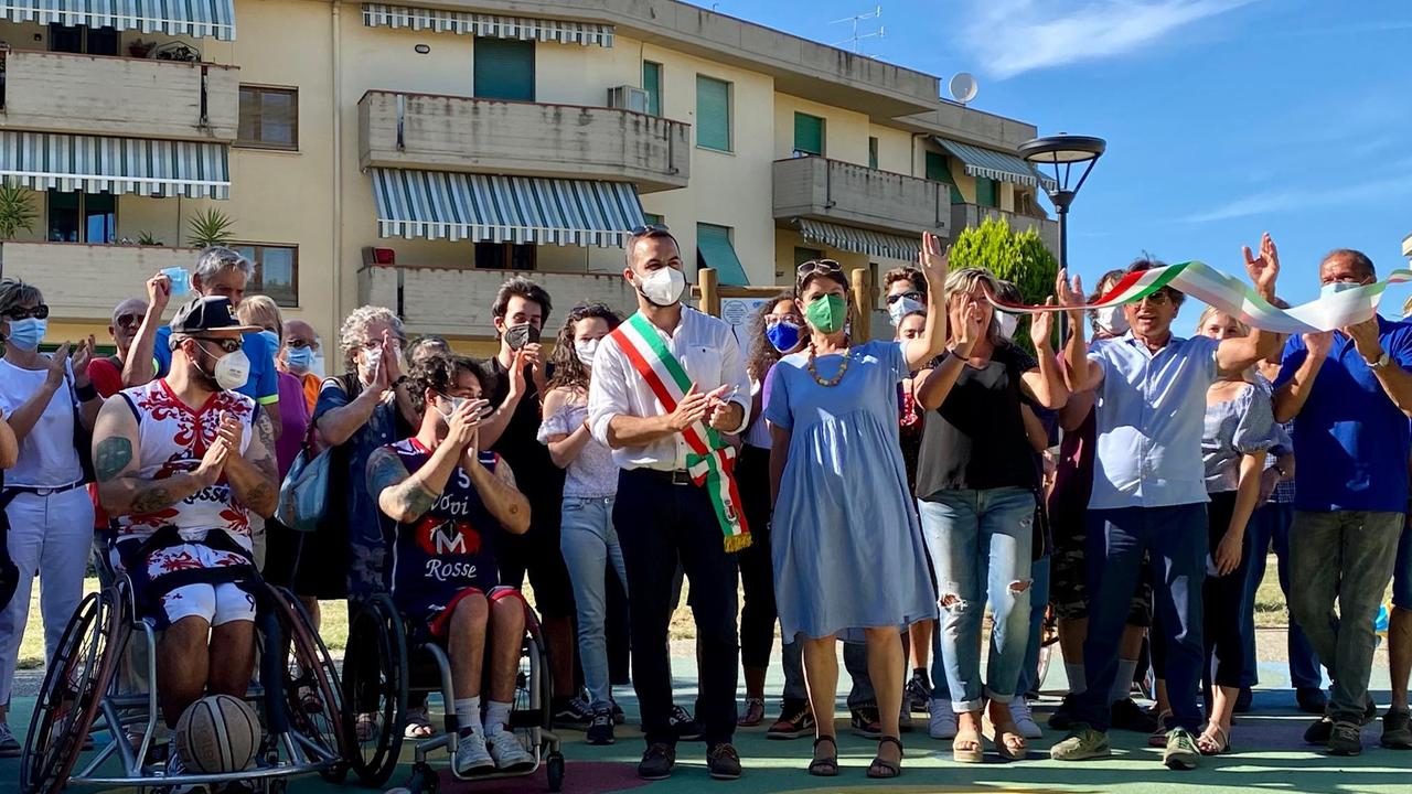 A Certaldo inaugurato il campo multisport all’interno del “Parco Libera Tutti”