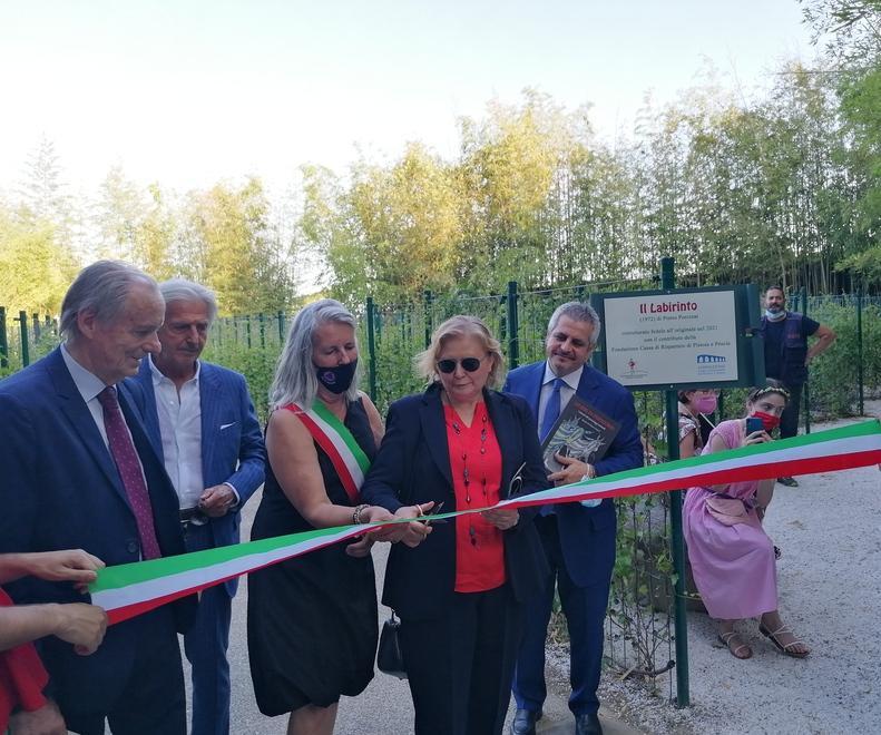 Labirinto restaurato al Parco di Pinocchio 
