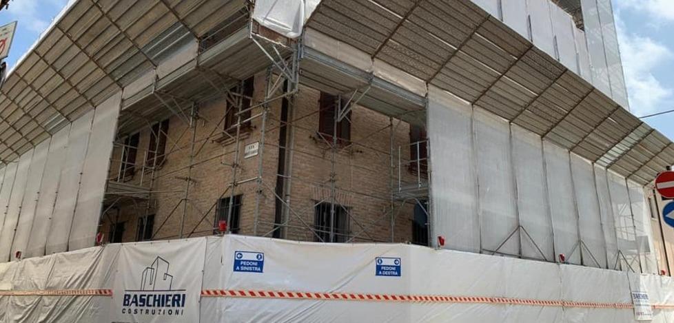 Slitta di un mese la fine del cantiere a Casa Bottazzi 