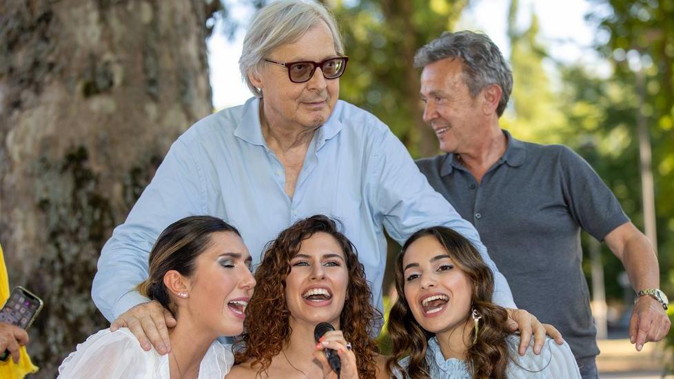 Pupo-Sgarbi al Grattacielo ed è subito show: «Così nel Parco ritorna la vita»