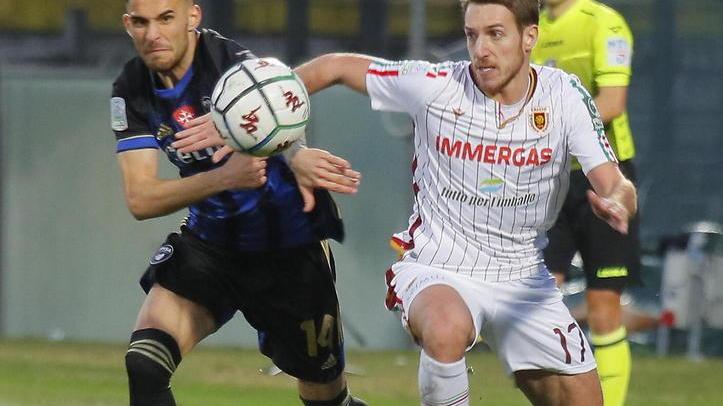 Marius Marin durante la sfida interna contro la Reggiana (Foto Muzzi)