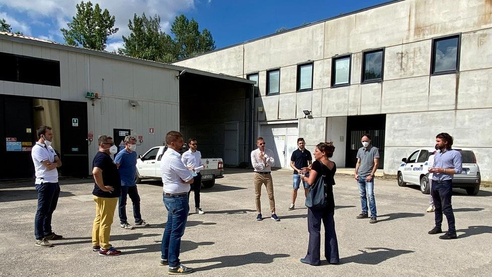 Il sopralluogo all'ex discarica di San Martino a Maiano che si è tenuto venerdì scorso