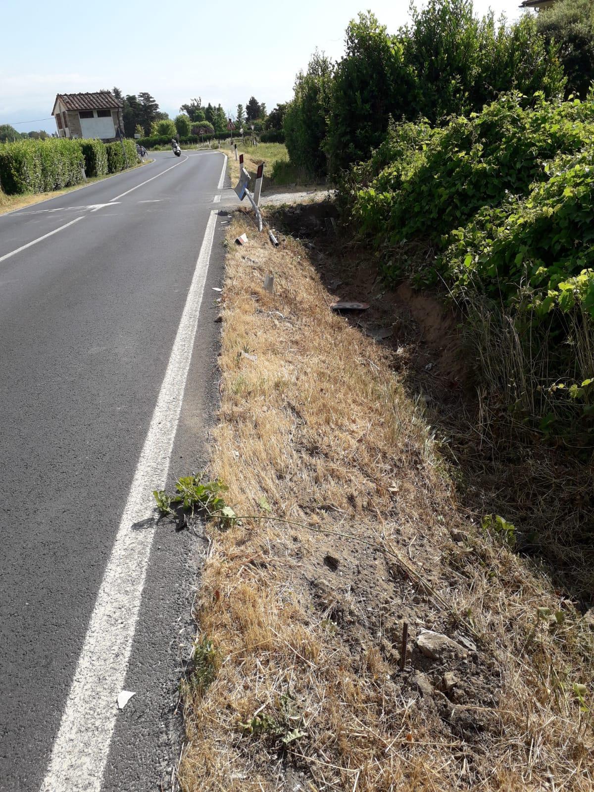 Il luogo dove è accaduto l'incidente