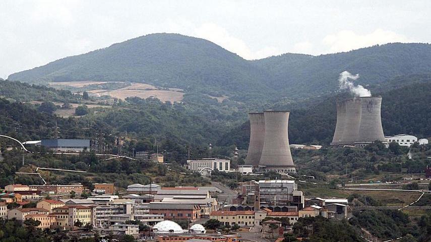 Una veduta di Larderello