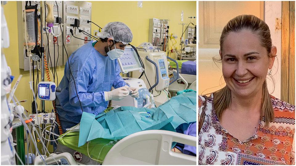 Un reparto covid e Francesca Benedetti