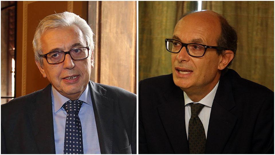 L’avvocato Franco Arizzi e il notaio Raffaele Lenzi