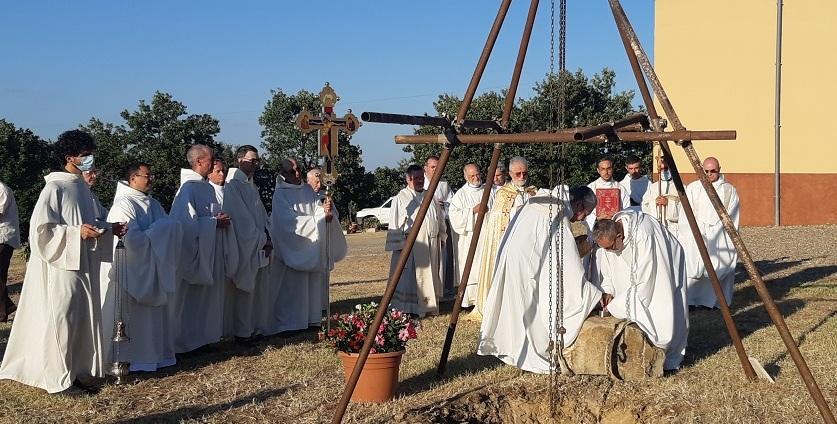 Chiesa intitolata al Creatore A Siloe posa della prima pietra 