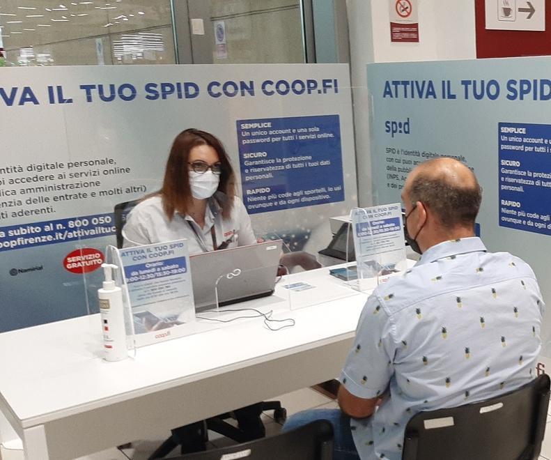 Ottenere lo spid mentre si fa la spesa Alla Coop è possibile 