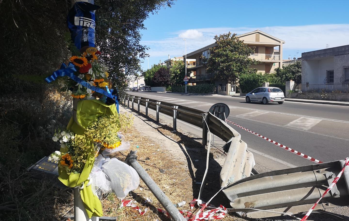 Incidenti mortali a Sassari, fiori e rabbia: «Li Punti è una pista» 
