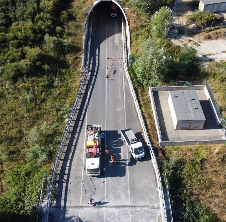 I lavori sulla 429 per la sostituzione del giunto