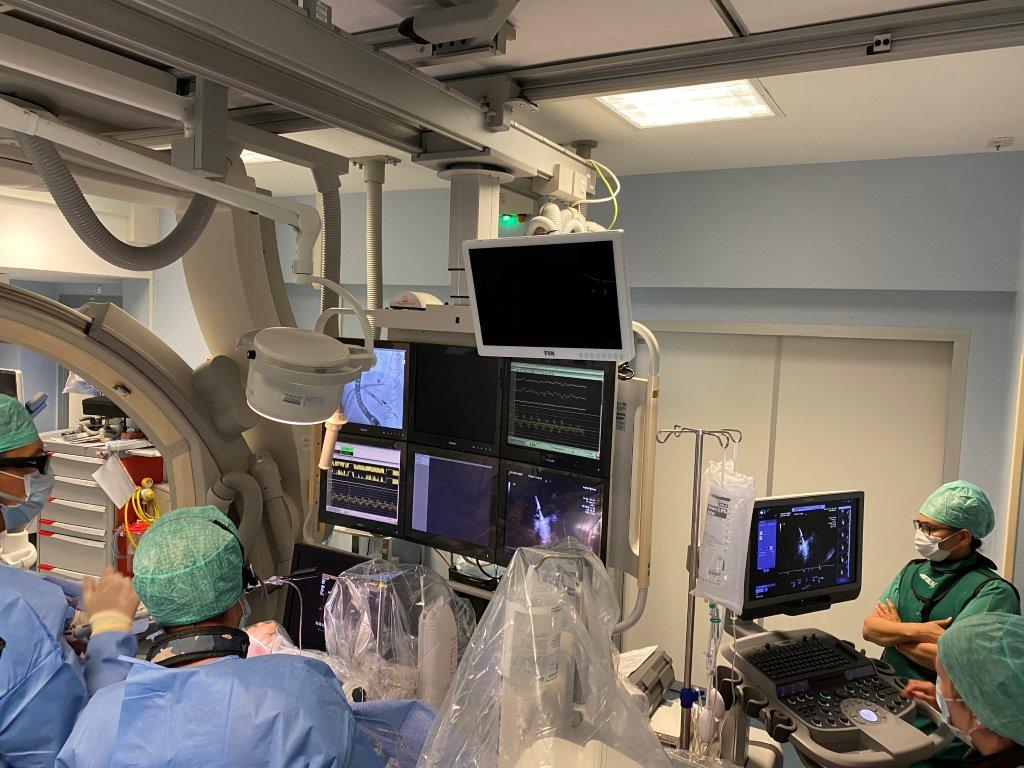 La sala operatoria dell'Ospedale del Cuore