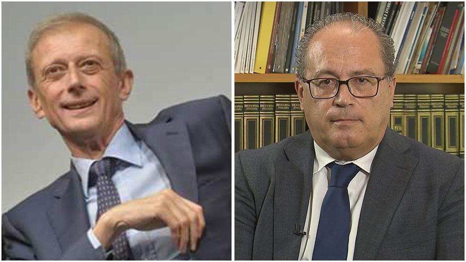 L’onorevole Piero Fassino e il direttore del Tirreno Stefano Tamburini