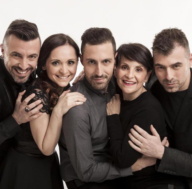 Graziana Borciani, Davide Calabrese, Francesca Folloni, Lorenzo Scuda e Fabio Vagnarelli