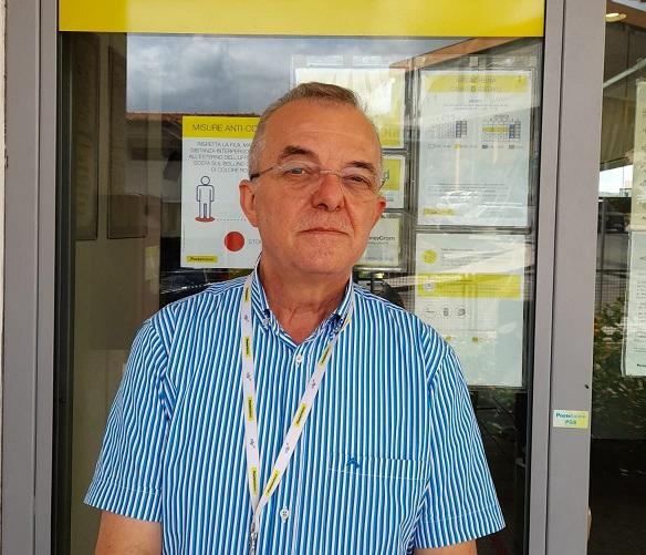 Il direttore delle Poste di Arzachena Giovanni Battista Alcione