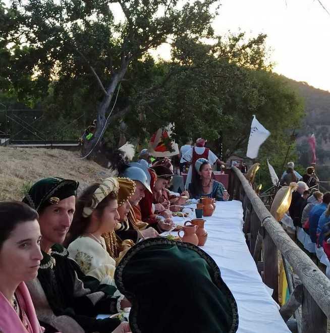 Un grande successo per la cena medievale organizzata alla Rocca 