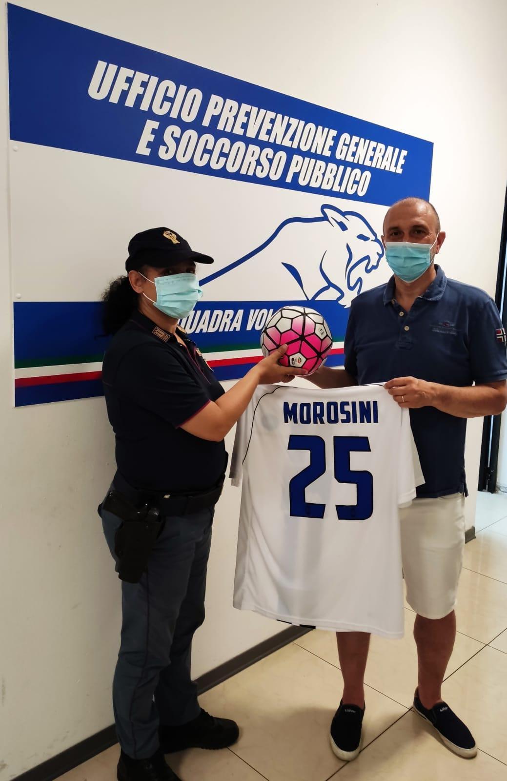 La maglia di Morosini recuperata