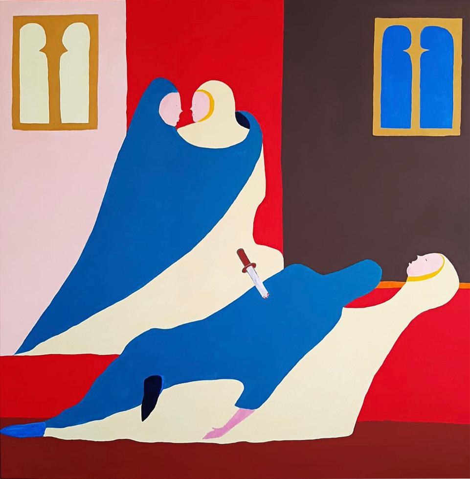 Paolo e Francesca nell’opera realizzata dall’artista Maurizio Caruso