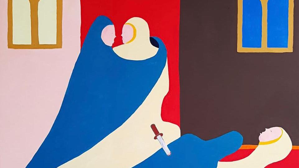 Paolo e Francesca nell’opera realizzata dall’artista Maurizio Caruso