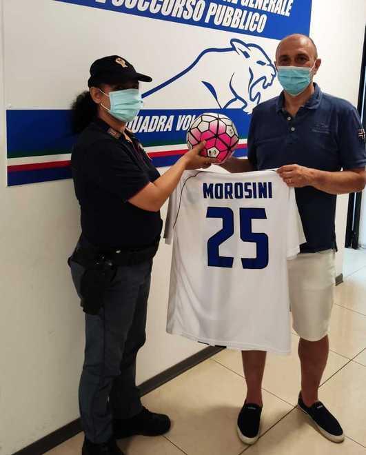 Ritrovata in piazza Bartelloni una delle maglie di Morosini 