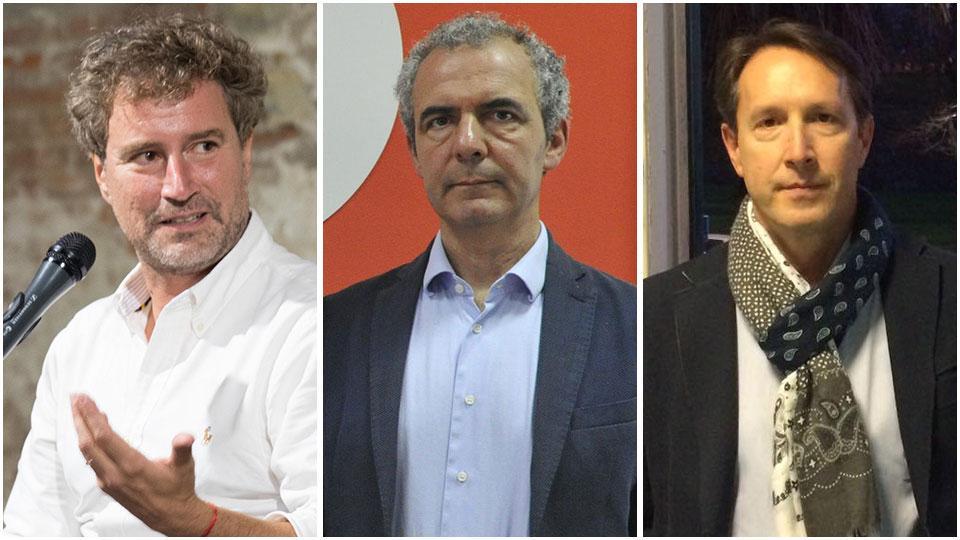 Mario Pardini, Francesco Caredio e Remo Santini