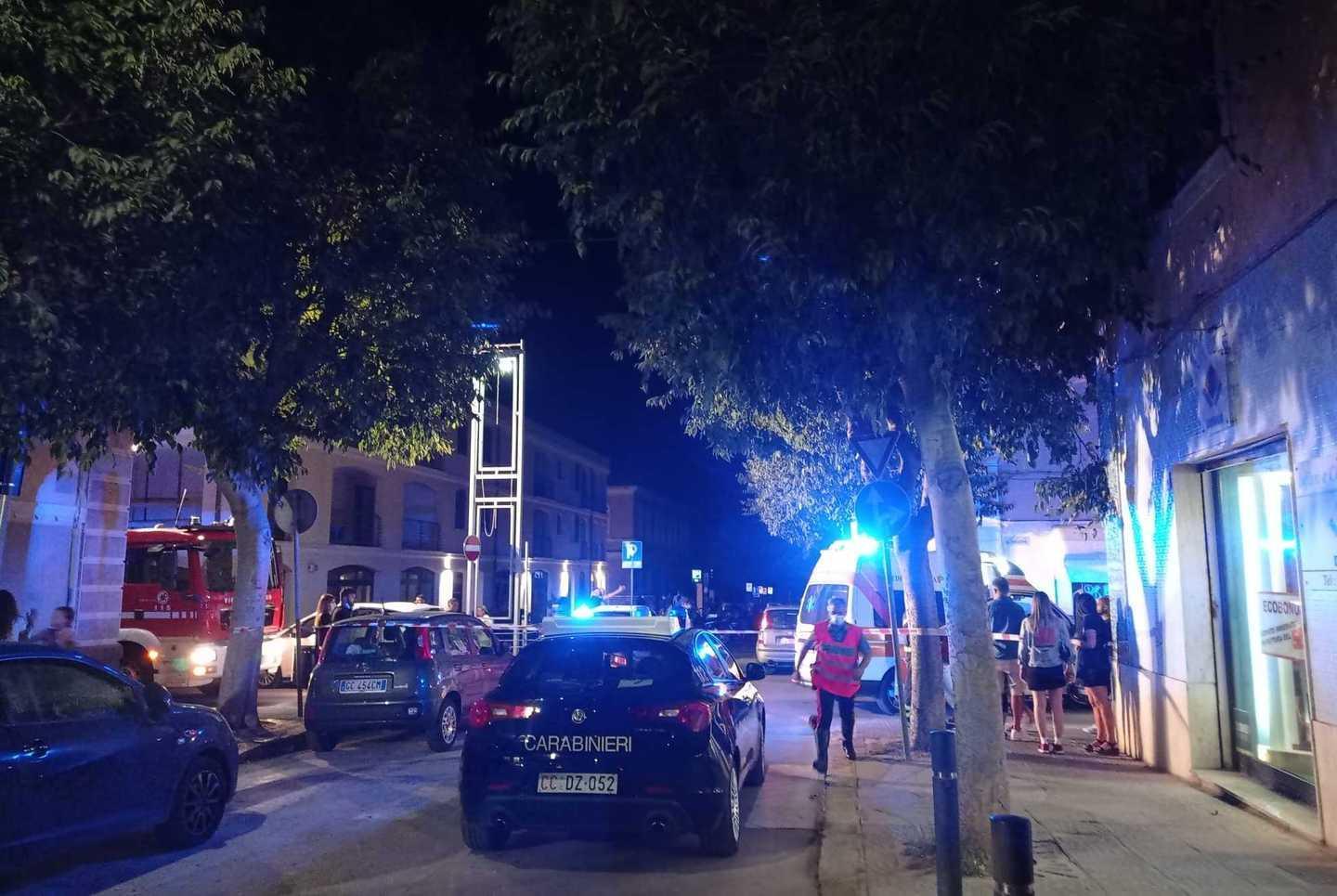 Incidente notturno in via Mazzini 