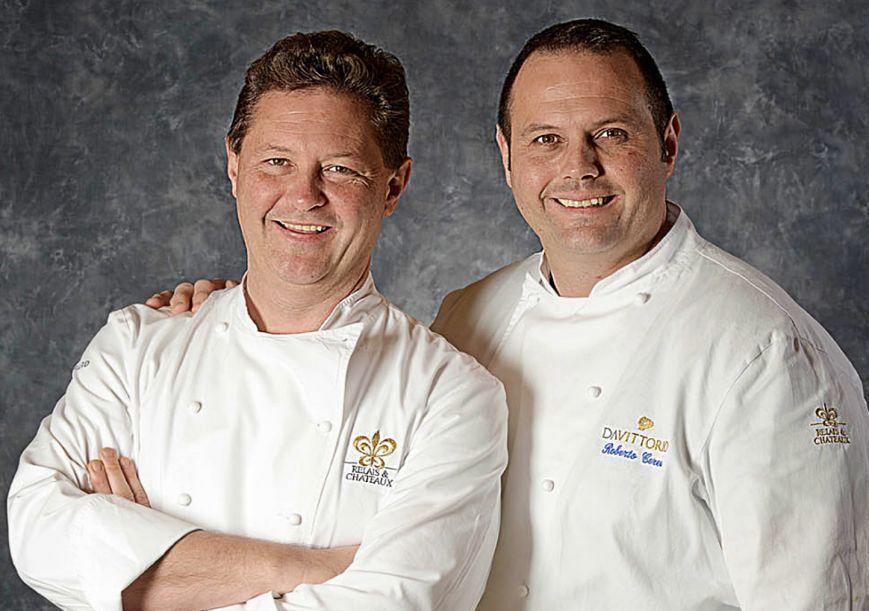 Chicco e Bobo Cerea. Il loro ristorante Da Vittorio vanta le tre stelle Michelin