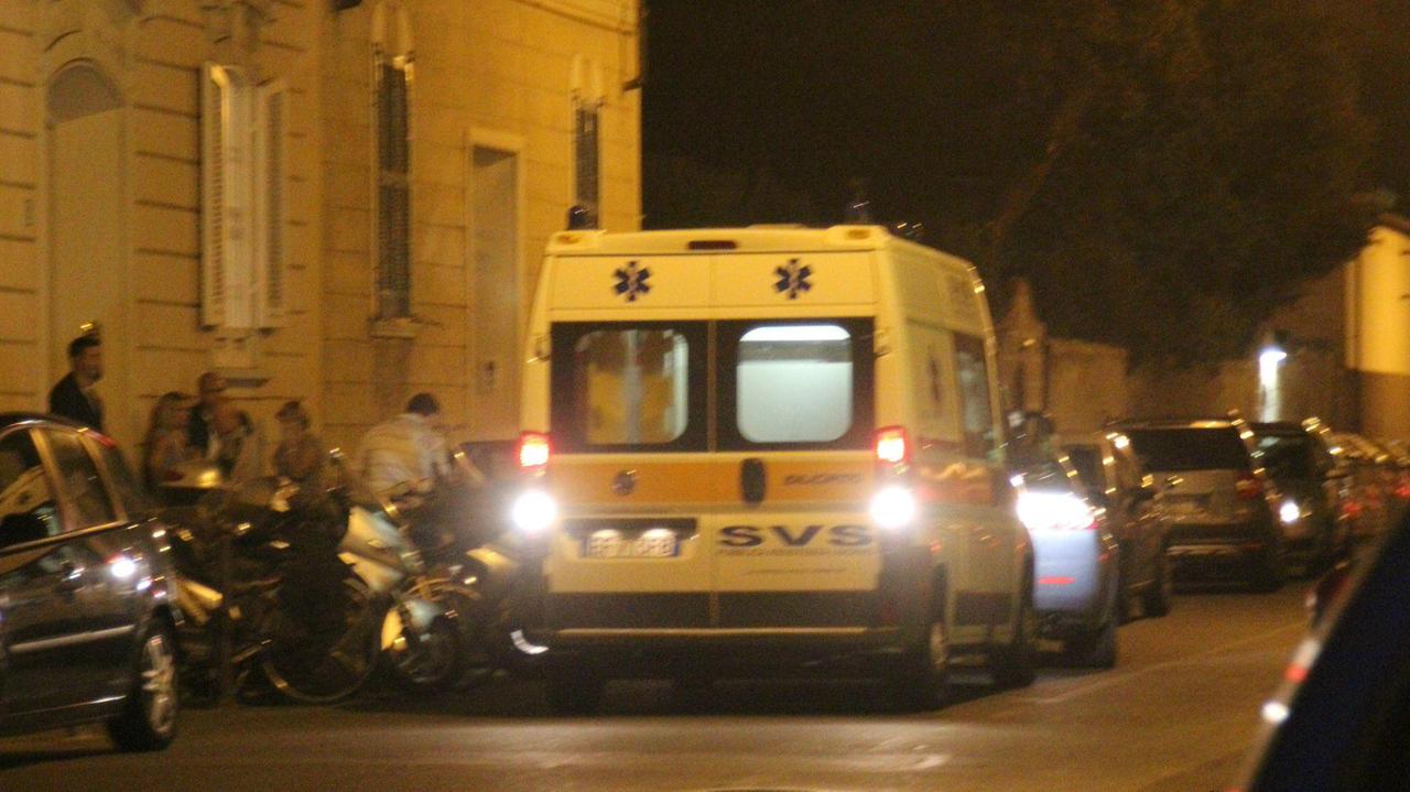 Un'ambulanza della Svs durante un intervento (foto d'archivio)