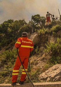 Pochi e appiedati i forestali a monte S. Antonio 