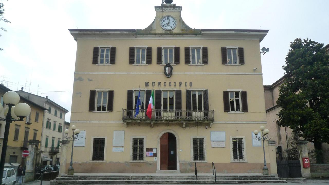 Il municipio di Certaldo