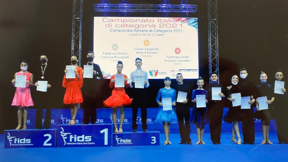 Gioele e Ambra, coppia di ballerini da podio