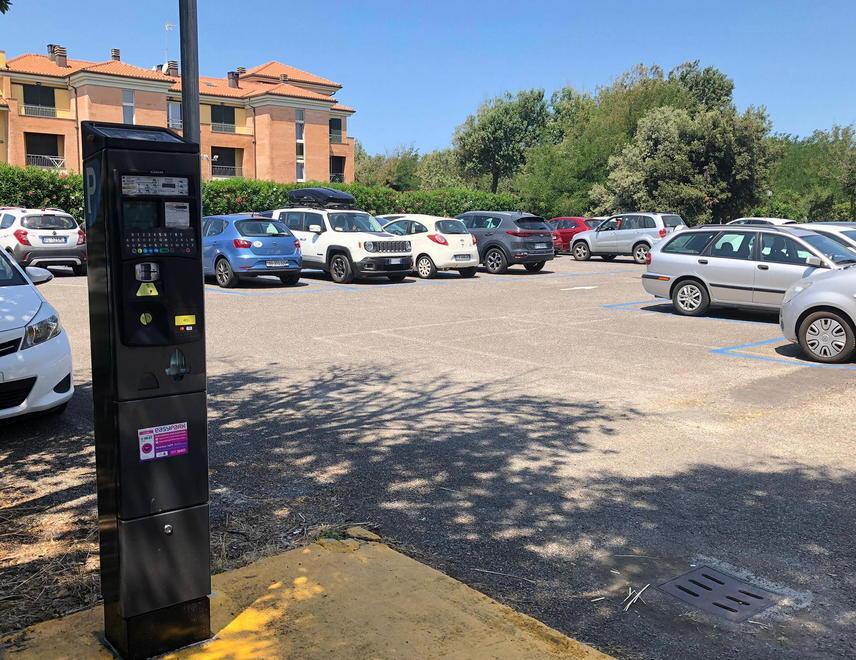 Nuovo parcheggio a Tirrenia vicino a piazza Belvedere