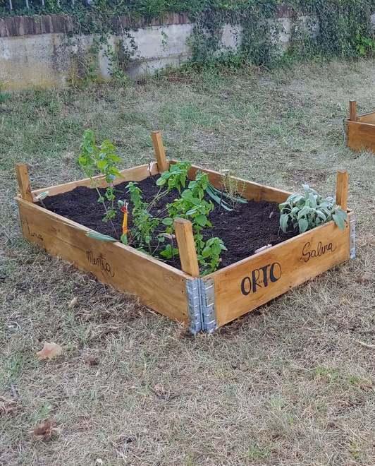 Un orto di comunità nel parco Liofante