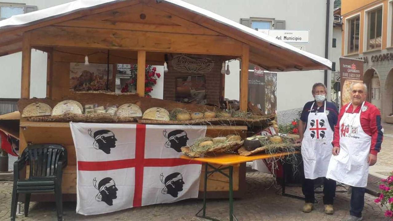 Lallo e Mario “ambasciatori” dei prodotti sardi in Val di Sole
