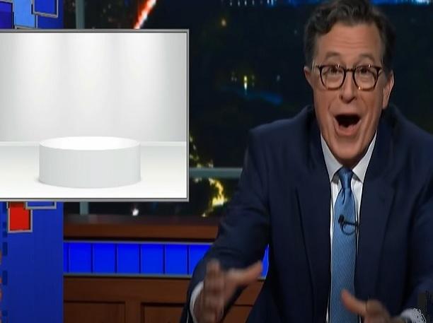 La scultura invisibile di Garau arriva sul tavolo del Late Show