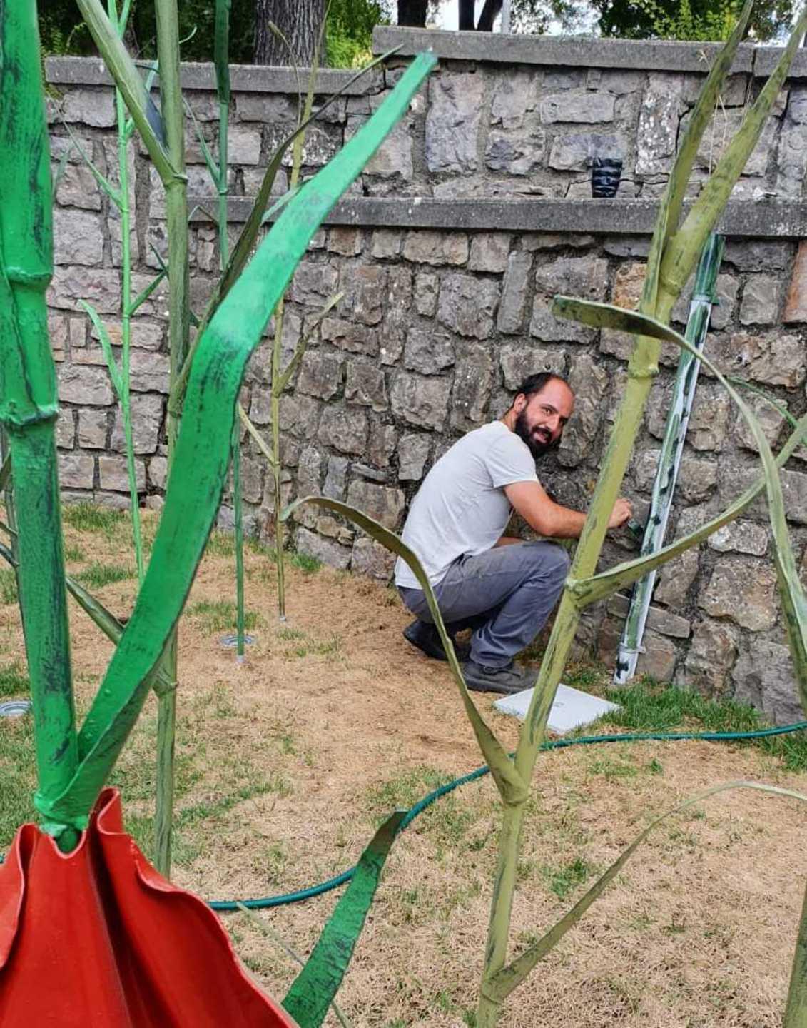 Angolo “Canne al vento» con l’omaggio dei sindaci 