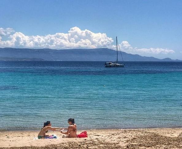 La spiaggia del Lazzaretto ad Alghero