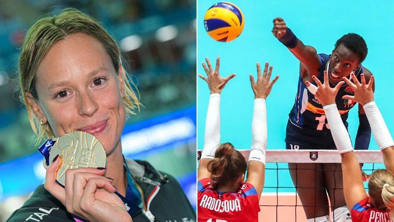 Federica Pellegrini, leggenda del nuoto mondiale e Paola Egonu, stella della pallavolo italiana e considerata una delle più forti attaccanti a livello mondiale