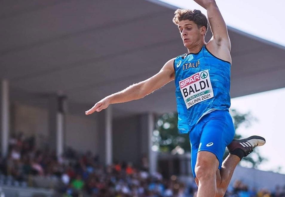Samuele Baldi salta in lungo e in azzurro dopo l’europeo punta i mondiali in Colombia 