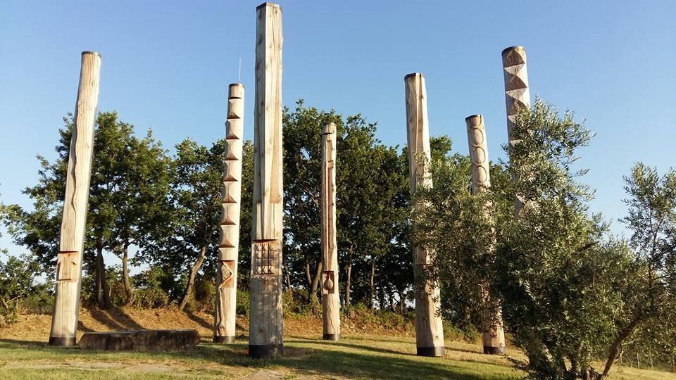 Un allestimento al Monastero di Siloe, sul monte Amiata