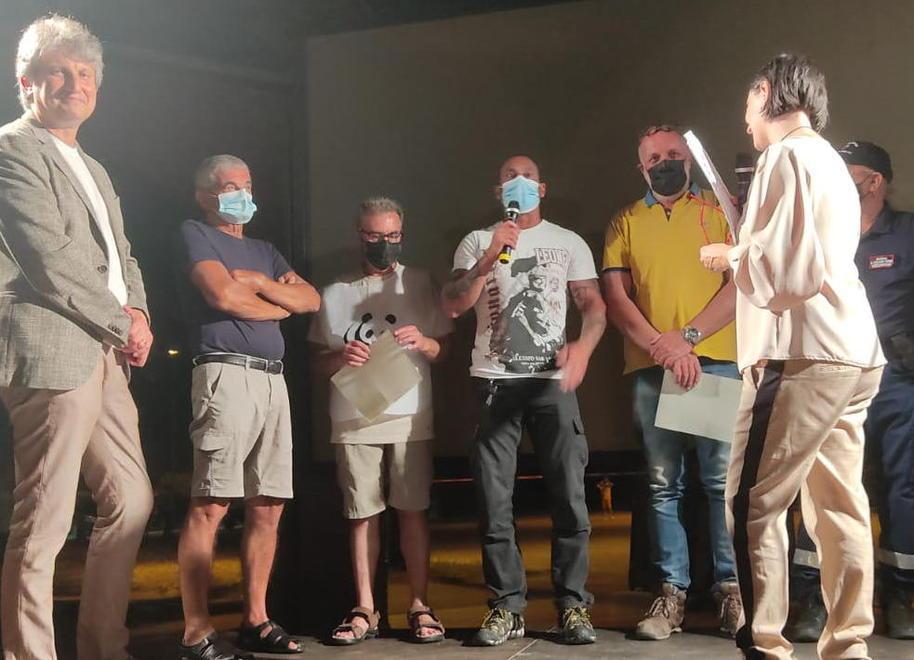 Un momento della serata dedicata alle associazioni di volontariato
