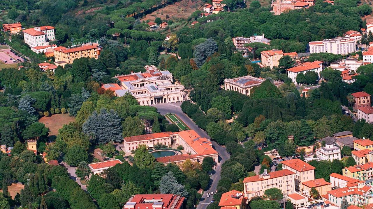 Uno scorcio di Montecatini dall'alto (Foto Nucci)