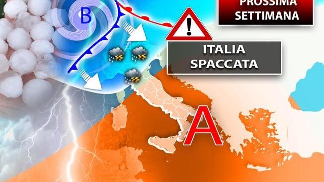 Meteo: da domenica Italia spaccata in due