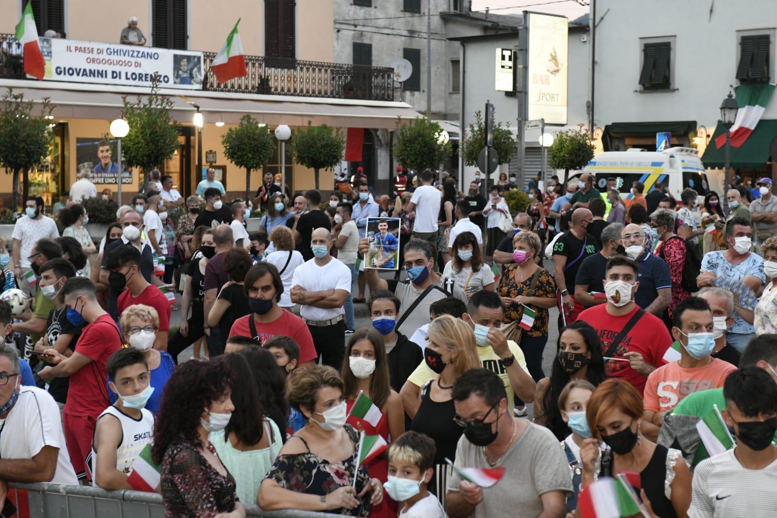 Ghivizzano, bagno di folla per Giovanni Di Lorenzo   