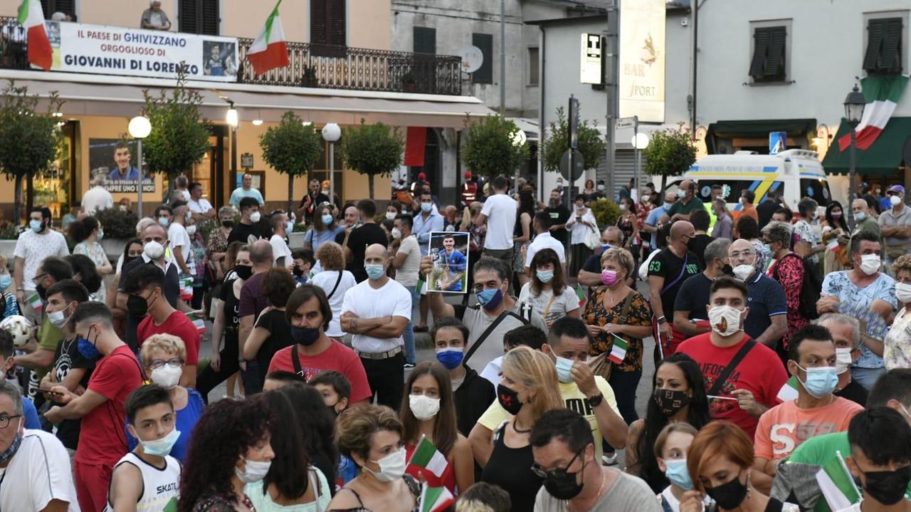 Ghivizzano, bagno di folla per Giovanni Di Lorenzo