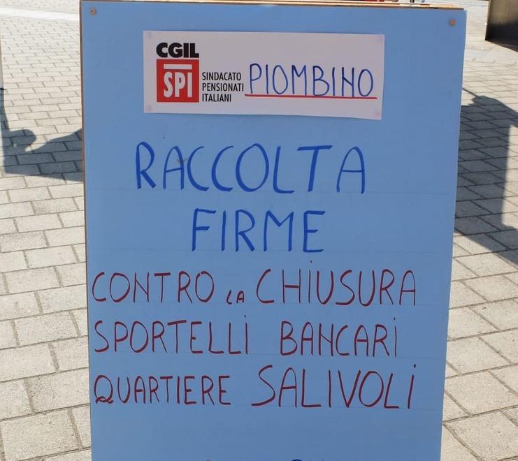 Sportelli bancari chiusi Raccolte centinaia di firme 