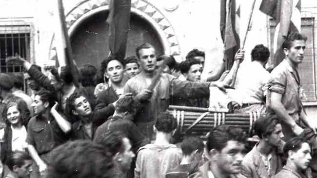 Feste e pochi scontri nel Ferrarese dopo la caduta di Mussolini