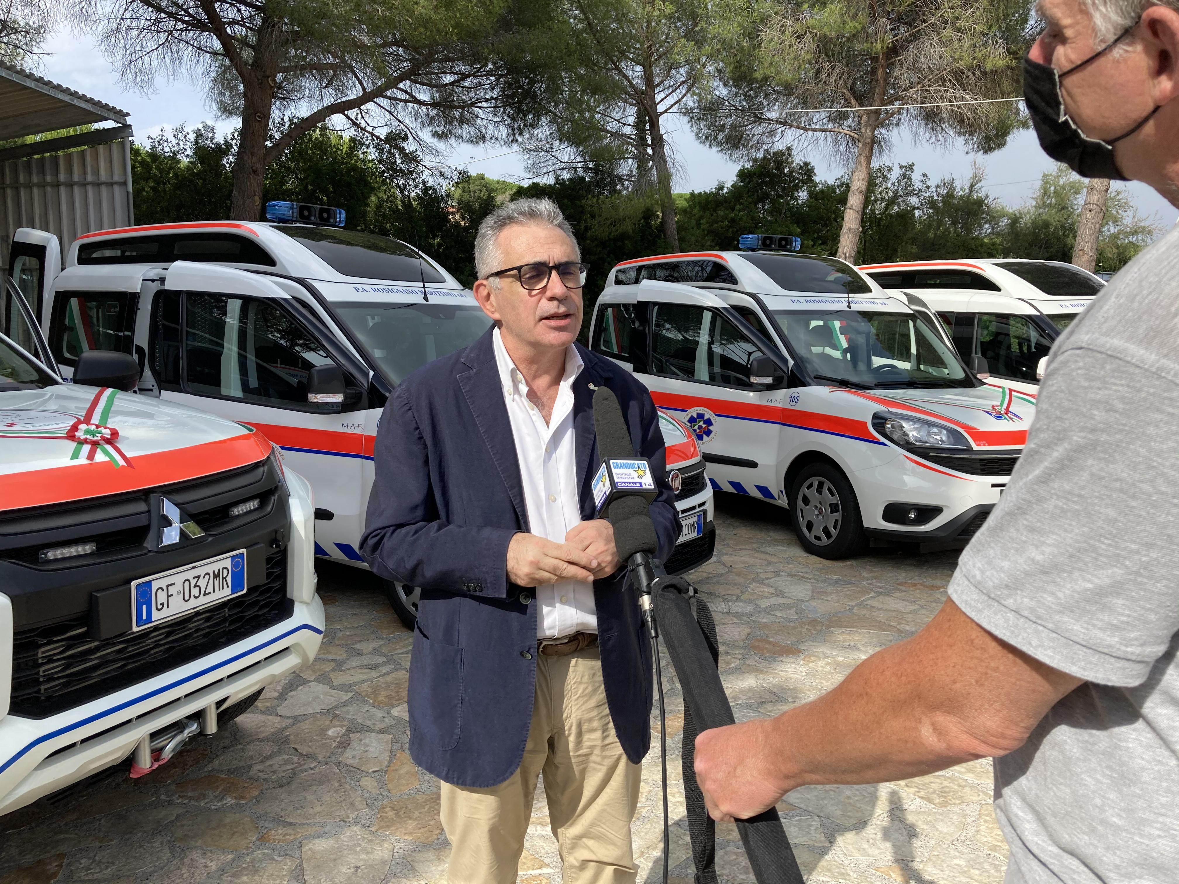 Fabrizio Pregliasco a Rosignano (foto Michele Falorni / Silvi)