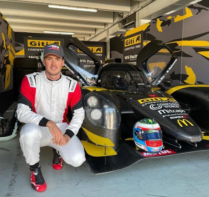 Barbolini sul circuito di Hockenheim al lavoro per la scuderia WS Racing