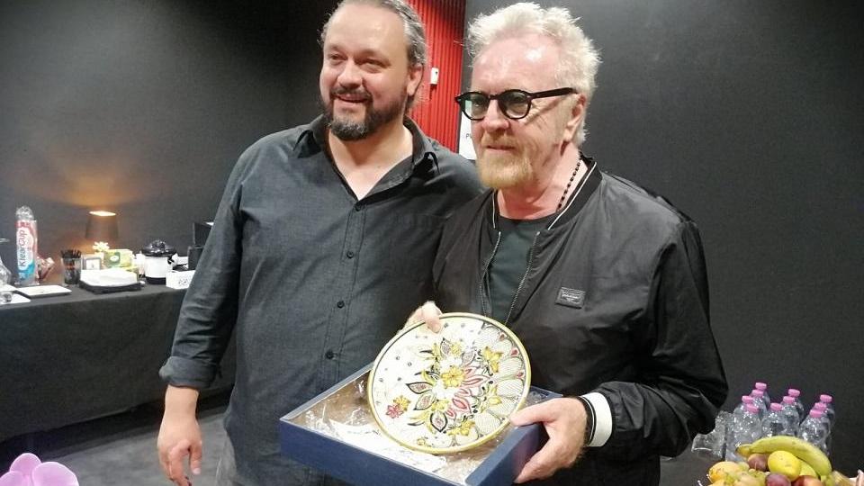 Il cantante Umberto Tozzi: "Grazie Ferrara, sei stupenda"