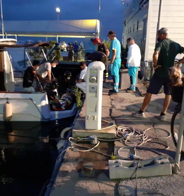 Madonnina, diportista cade in mare e sviene Indaga la Capitaneria 